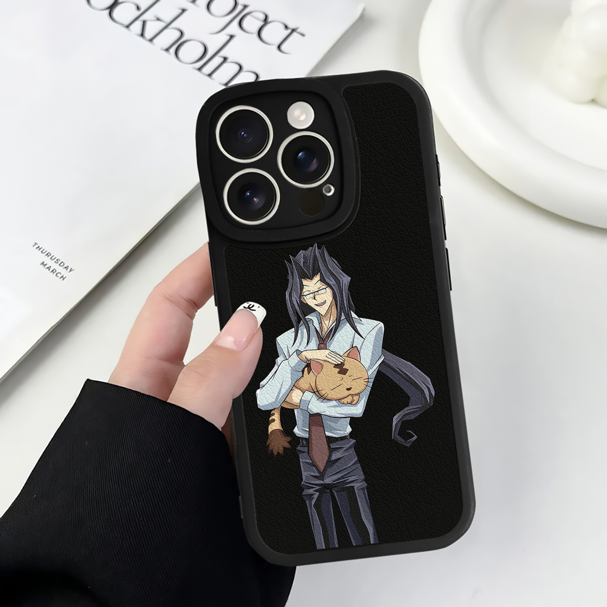 （画像用） 遊☆戯☆王 Yu-Gi-Oh! 【iPhone 16シリーズ対応】シリコンスマホケース（レザー調） 材質：シリコン